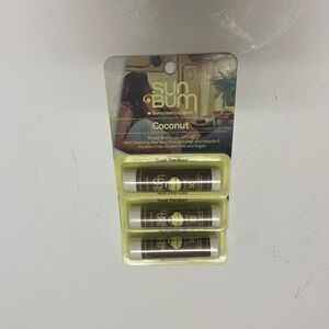 3 - Sun Bum SPF 30 Coconut Sunscreen Chap Lip Balm  NEW